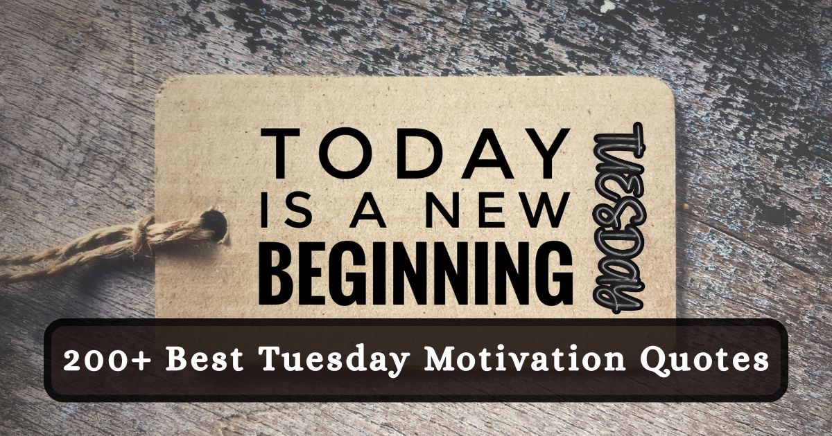 tuesday motivation quotes