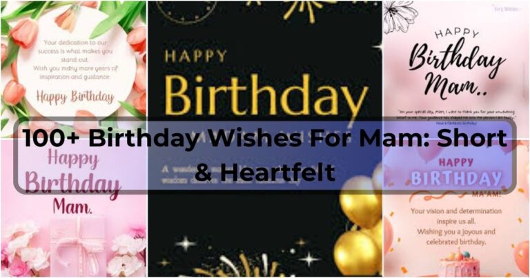 Birthday Wishes For Mam