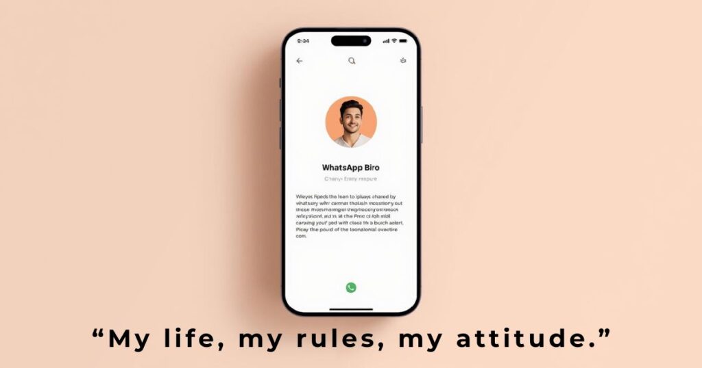 whatsapp bio stylish